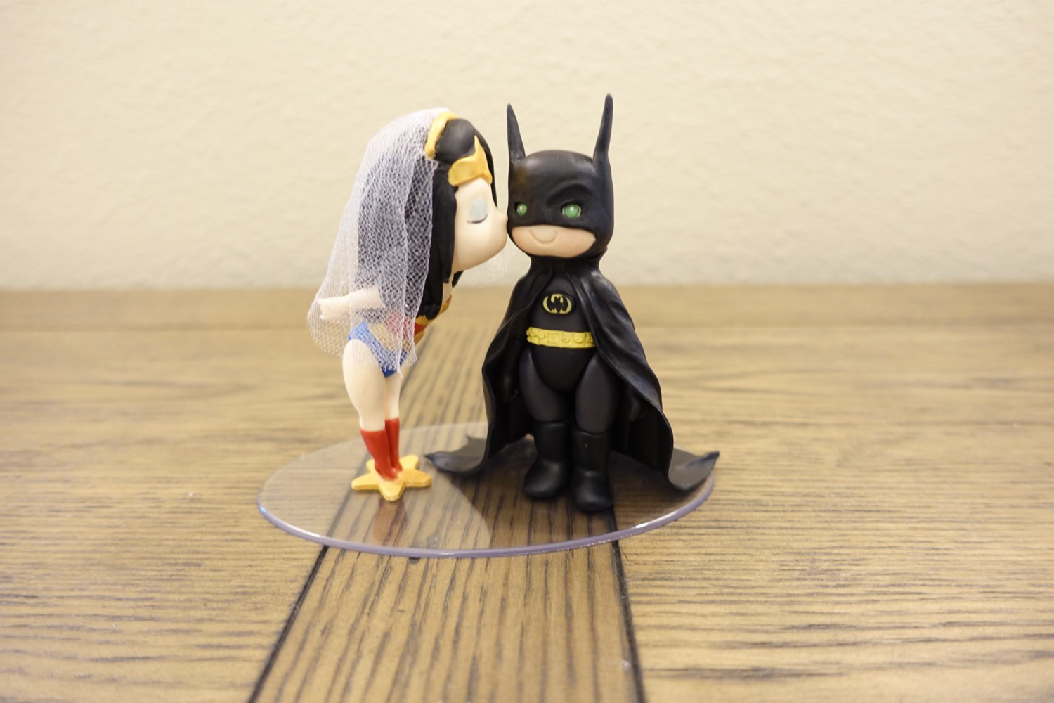 Batman Wedding Cake Topper
 Wonder Woman and Batman Cake Topper Wedding Cake by PlayCraft
