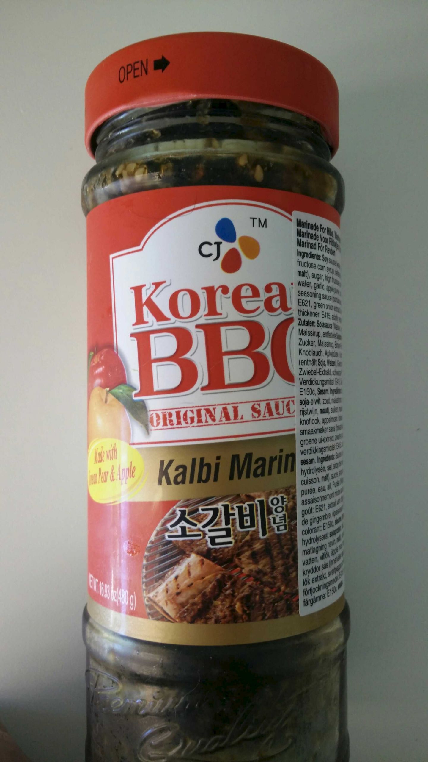 Bbq Sauce Marinade
 Korean BBQ Original Sauce Kalbi Marinade CJ 480 g