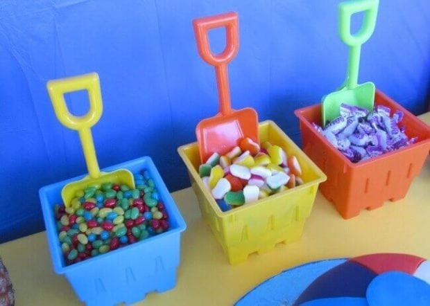 Beach Ball Party Food Ideas
 A Joint Summer Birthday Pool Party Spaceships and Laser