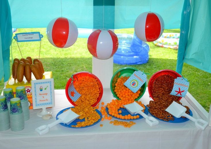 Beach Ball Party Food Ideas
 beach balls instead of balloons Party time