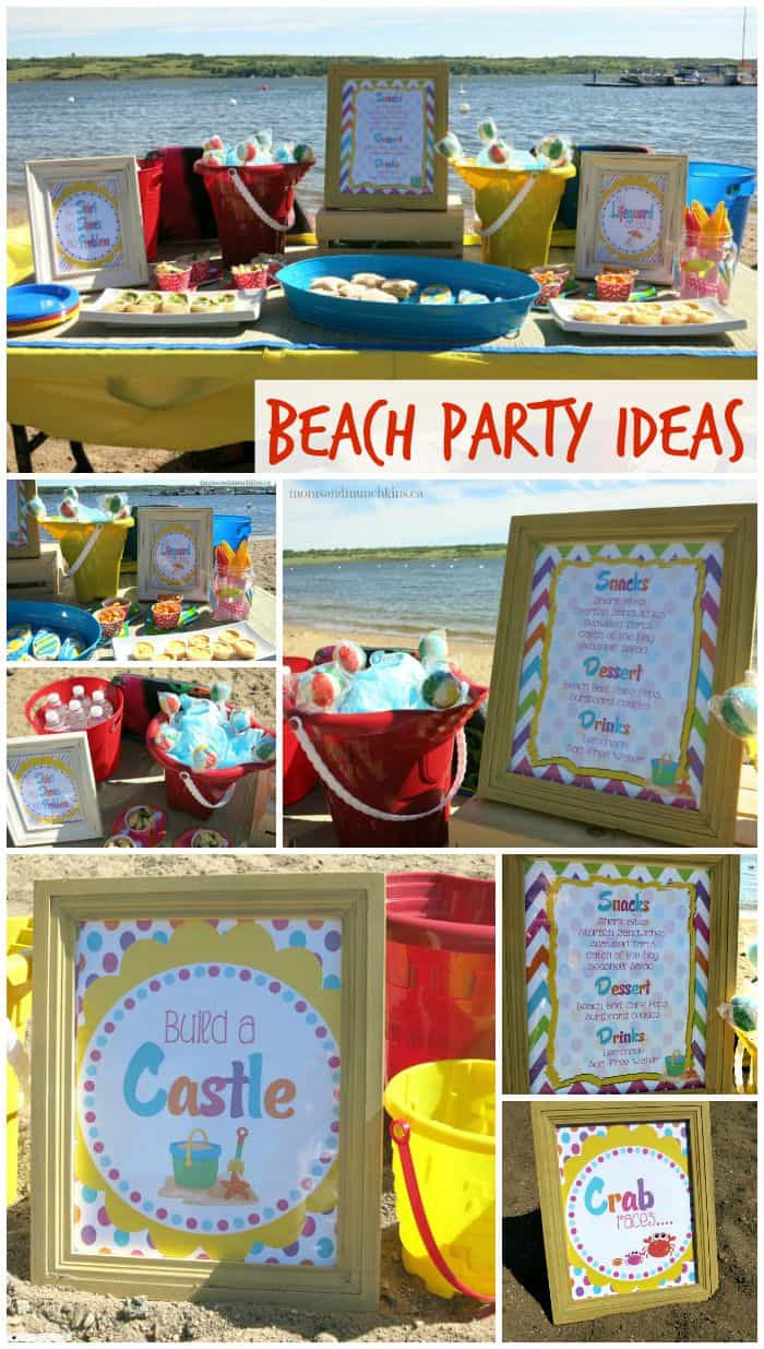 Beach Birthday Party Game Ideas
 Beach Birthday Party Ideas Moms & Munchkins