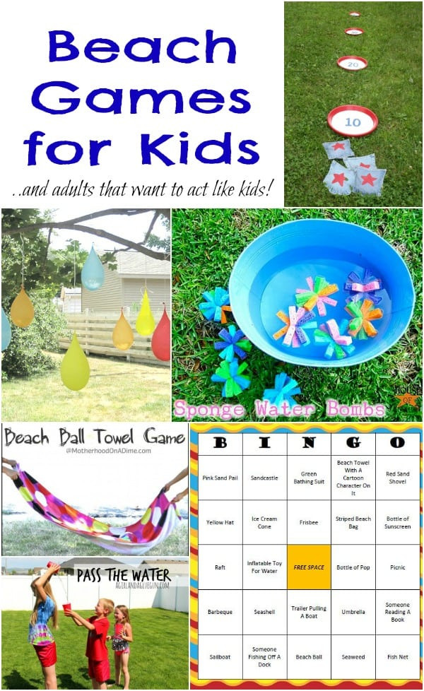 Beach Birthday Party Game Ideas
 Beach Games for Kids & Adults Moms & Munchkins