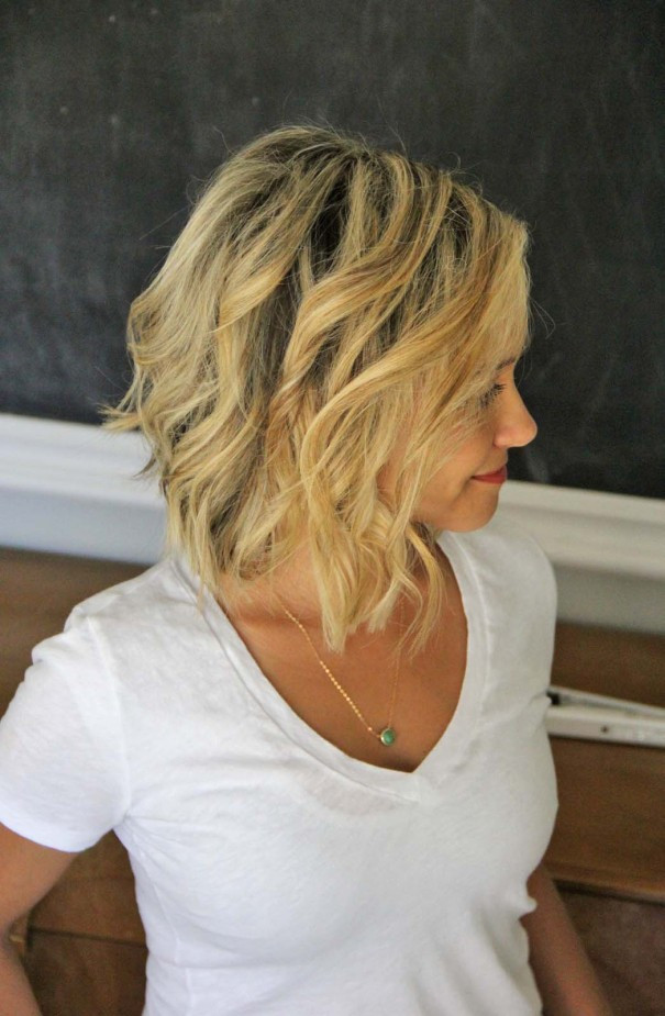 Beach Hairstyles For Short Hair
 how to beach waves for short hair style Little Miss Momma