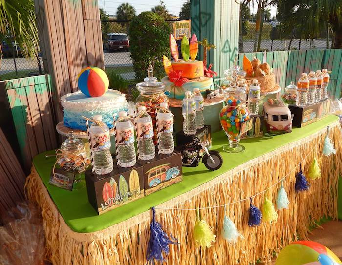 Beach Party Decoration Ideas
 Kara s Party Ideas Disney s Teen Beach Movie Themed