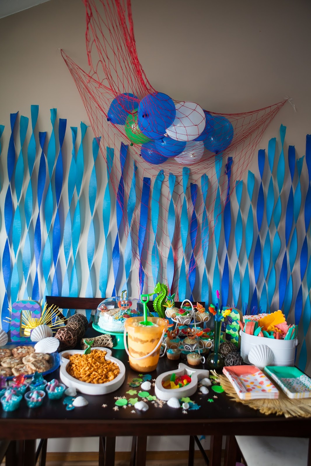 Beach Party Decoration Ideas
 You Are My Licorice Carys s Third Birthday Under the Sea