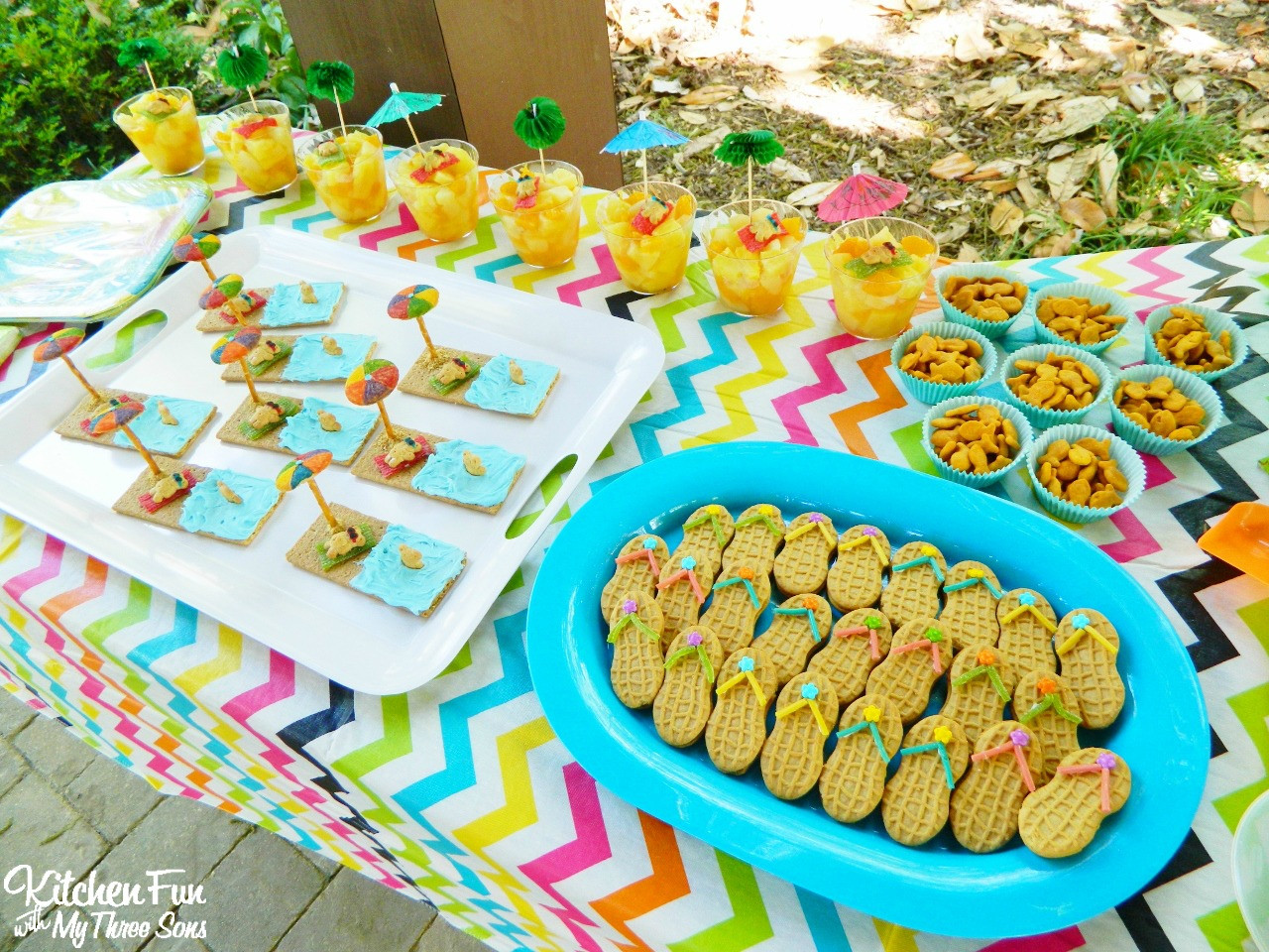 Beach Party Food Menu Ideas
 Teddy Bear Beach Party Treats & Snacks including a Free