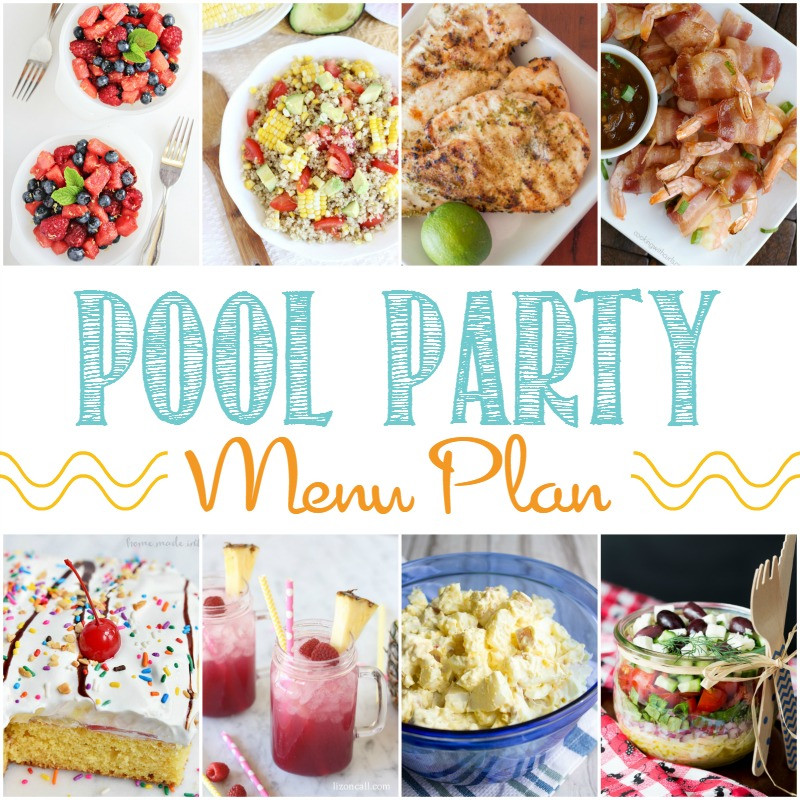 Beach Party Food Menu Ideas
 Pool Party Menu Plan • Bread Booze Bacon