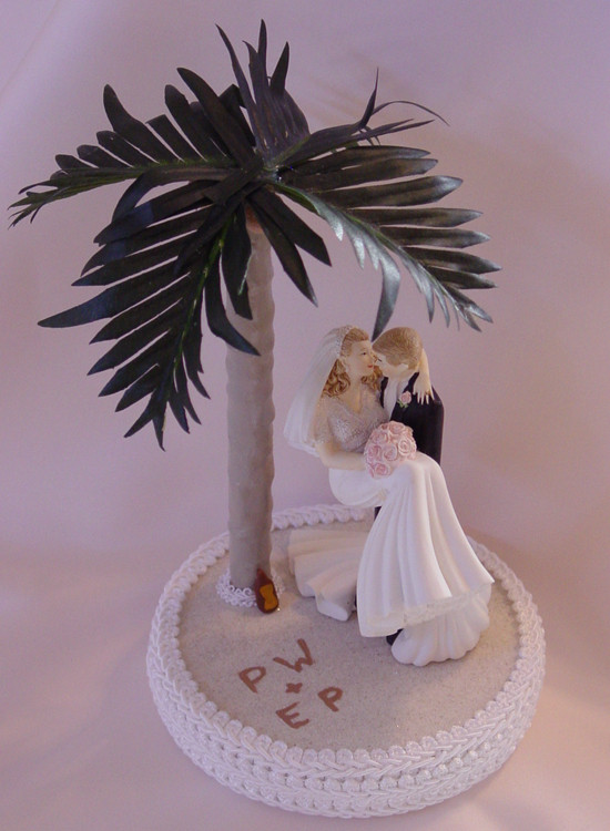 Beach Theme Wedding Cake Toppers
 Entertainment 4 u Beach Theme Wedding Cakes