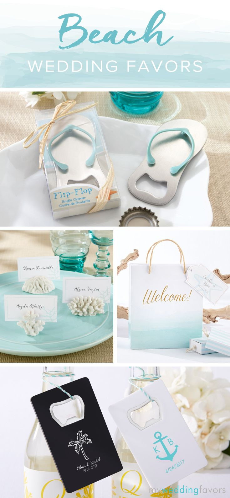 Beach Theme Wedding Favors
 Your guests will never for your special day with these