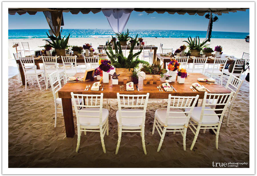 Beach Weddings In San Diego
 San Diego beach wedding on the sand by Alchemy Fine Events