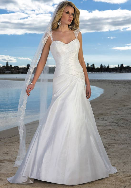 Beachy Wedding Dresses
 25 Beautiful Beach Wedding Dresses – The WoW Style