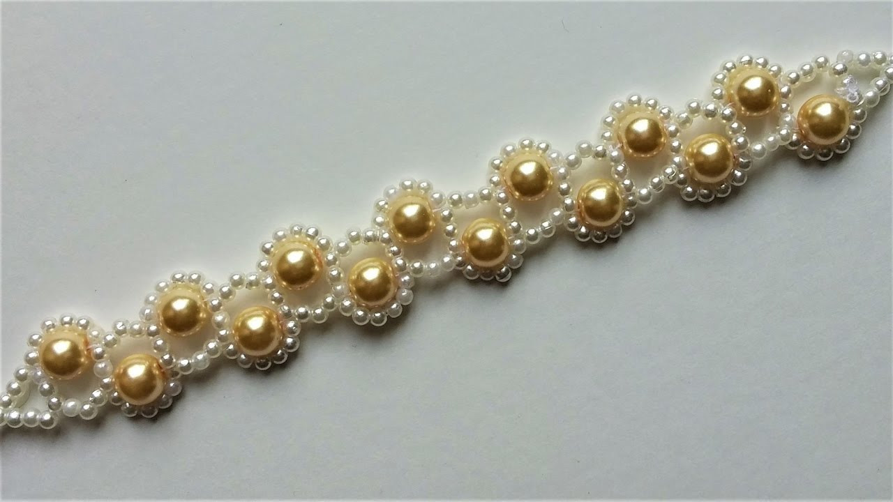 Bead Bracelet Patterns
 Beaded bracelet pattern Beginners project