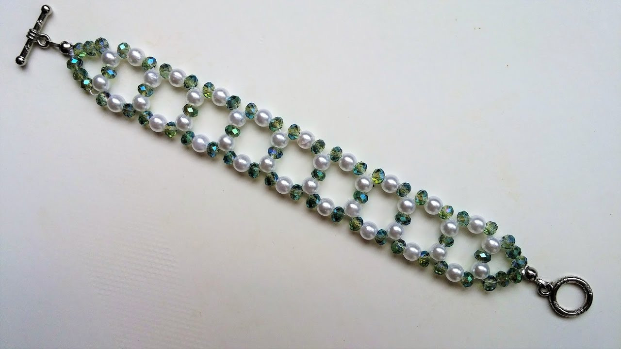 Bead Bracelet Patterns
 Easy and elegant DIY bracelet Beaded bracelet pattern for