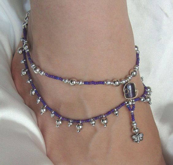 Beaded Anklet
 11 best DYI Jewerly Beaded Anklets & Sandals images on