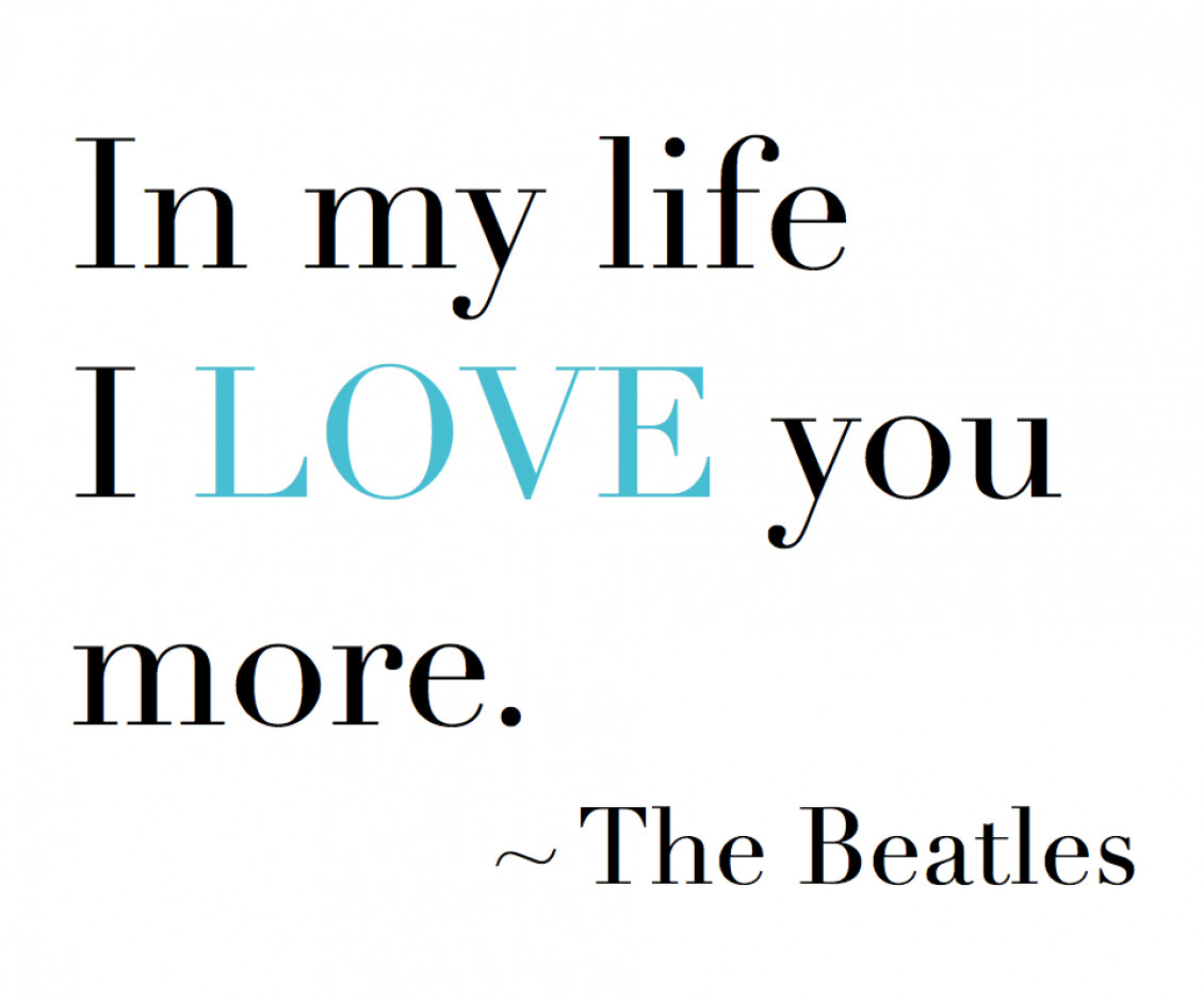 Beatles Love Quotes
 Love Beatles Quotes QuotesGram