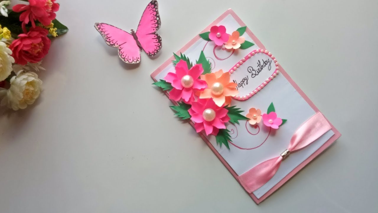 Beautiful Birthday Cards
 Beautiful Handmade Birthday card idea DIY Greeting Pop