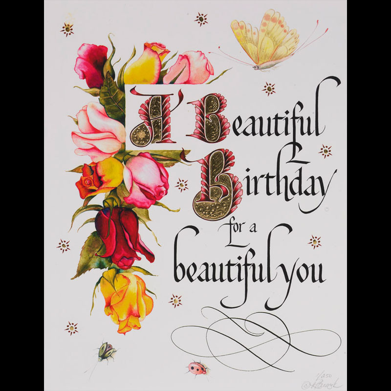 Beautiful Birthday Cards
 Beautiful Birthday with Roses