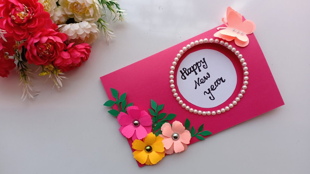 Beautiful Birthday Cards
 Beautiful Handmade Happy New Year 2019 Card Idea DIY
