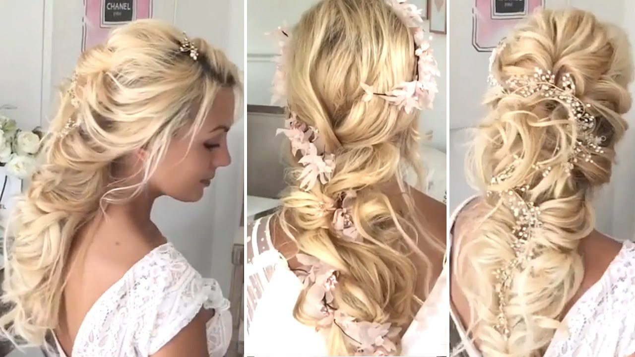 Beautiful Hairstyles For Wedding
 The Most Beautiful Wedding Hair Transformations 2017
