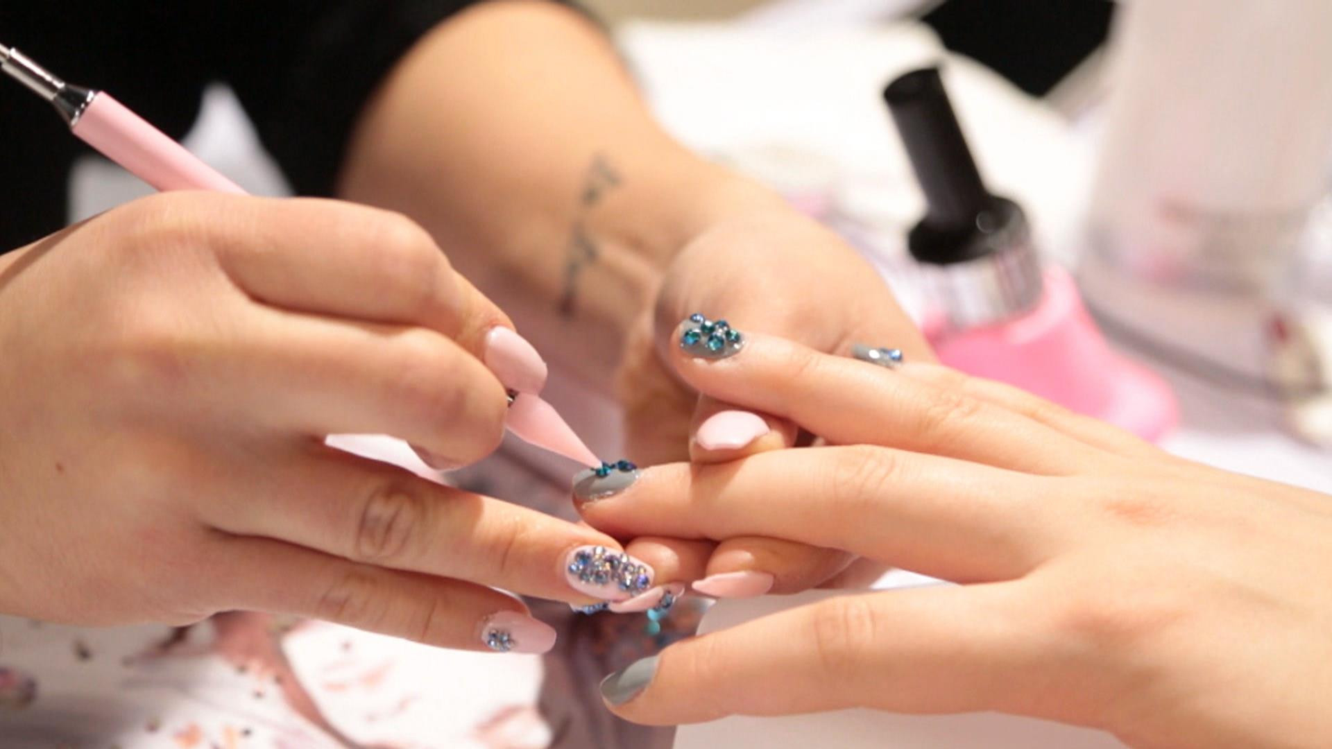 Beautiful Nails Commerce City
 Glitter lips crystal nails and other International Beauty