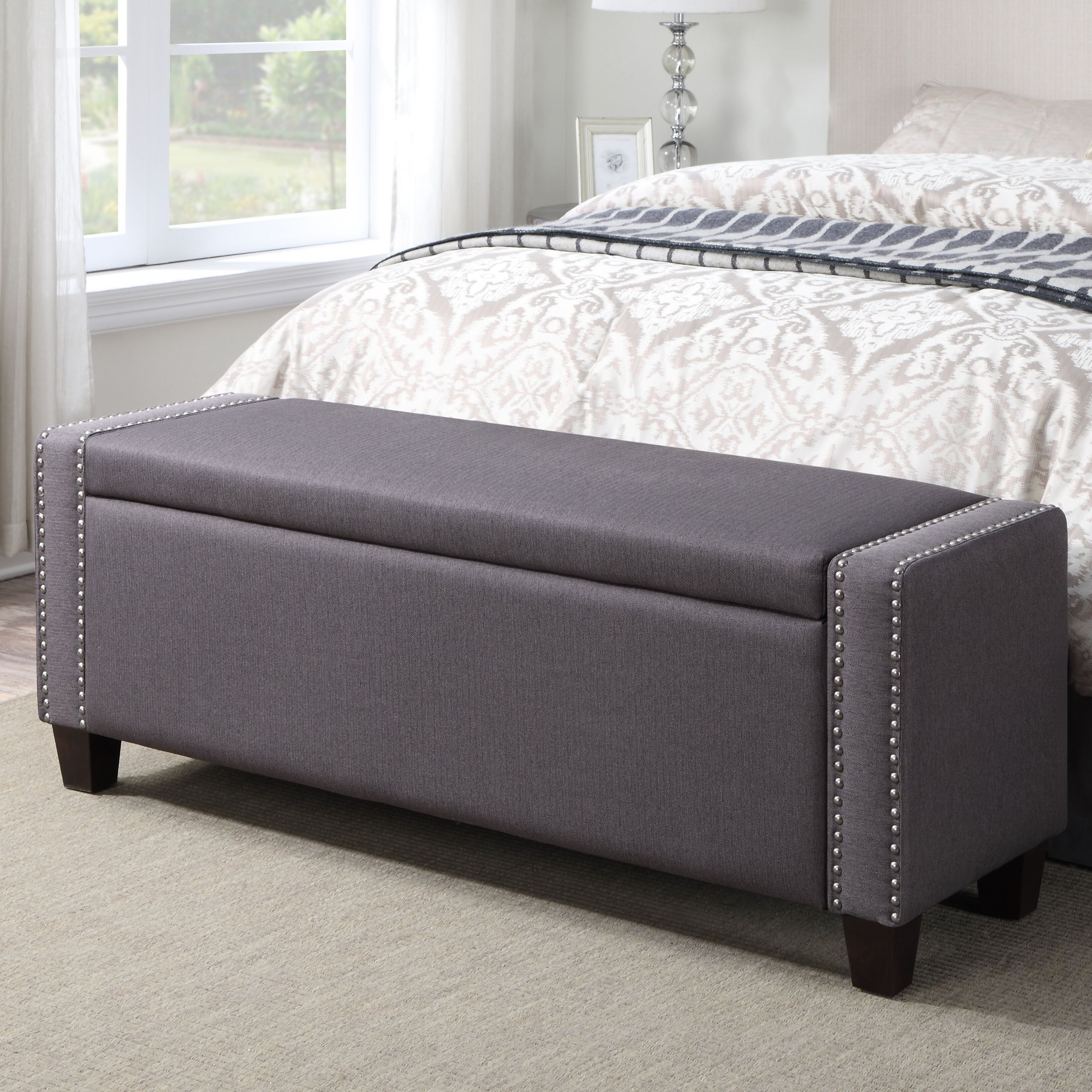 Bedroom Bench With Storage Best Of House Of Hampton Gistel Upholstered Storage Bedroom Bench Of Bedroom Bench With Storage Scaled 
