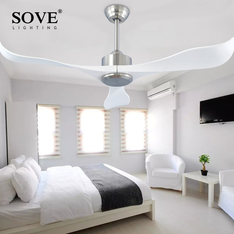 Bedroom Fan Lights
 Sove Modern Ceiling Fans Without Light Remote Control