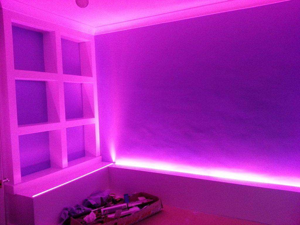 Bedroom Led Lighting
 RGB tape used for bedroom LED lights