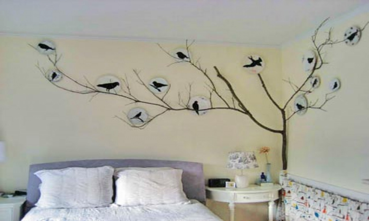 Bedroom Wall Stencils
 Bird wall decor bedroom stencil wall art wall stencils