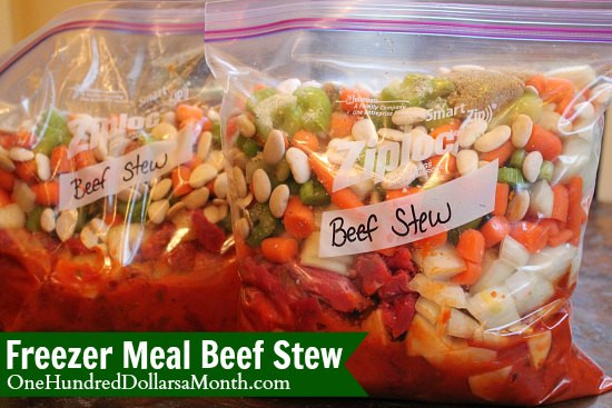 Beef Stew Freezer Meal
 Freezer Meals Beef Stew e Hundred Dollars a Month