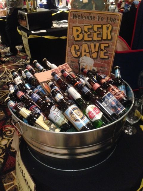 Beer Gift Basket Ideas
 Beer Cave Assorted craft beer silent auction basket