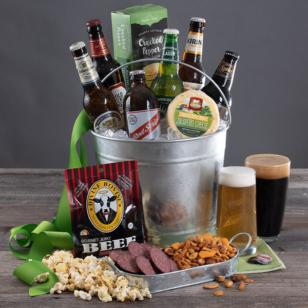 Beer Gift Basket Ideas
 Beer Basket for Men by GourmetGiftBaskets