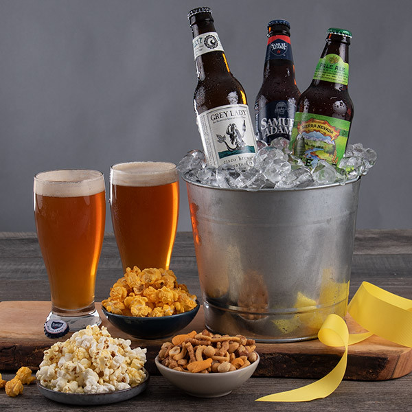 Beer Gift Baskets Ideas
 Microbrew Beer Bucket Gift Basket 3 Beers