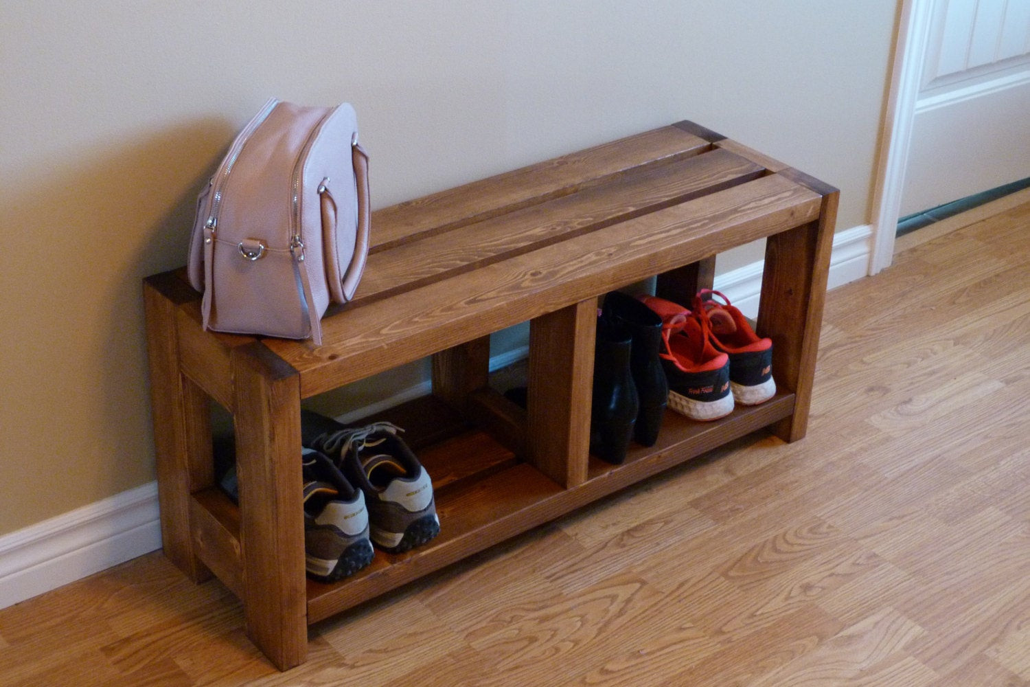Bench With Shoe Storage
 Entryway Rustic Shoe Bench Shoe Storage Shoe Organizer Shoe