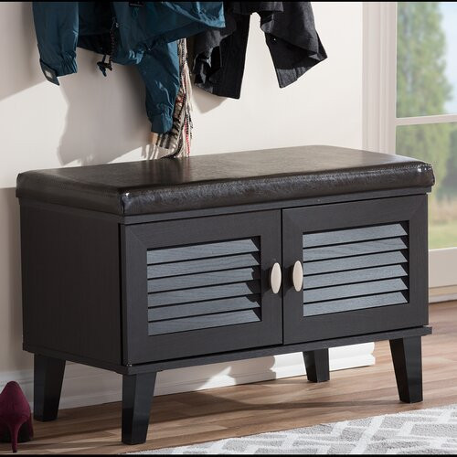 Bench With Shoe Storage
 Wholesale Interiors Sheffield 2 Door Cushioned Bench Shoe