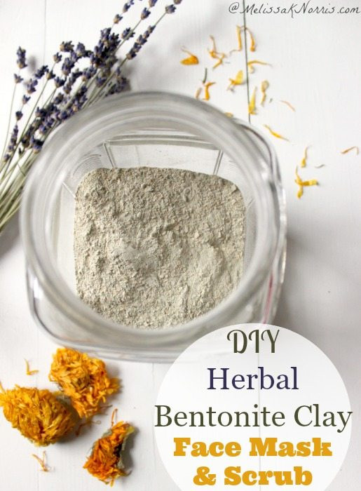 Bentonite Clay Mask DIY
 DIY Herbal Bentonite Clay Face Mask and Scrub