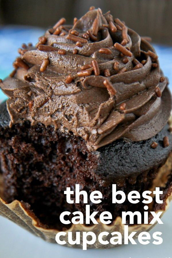 Best Chocolate Cake Mix
 Delicious and easy chocolate cake mix cupcakes are so