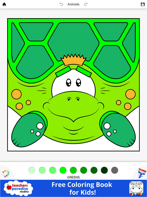 Best Coloring App For Kids
 App Shopper Coloring Book for Kids Animal Square Heads