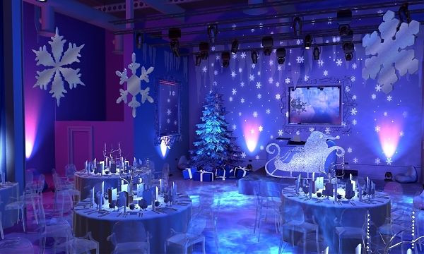 Best Company Christmas Party Ideas
 Over the top winter wonderland for a corporate Christmas