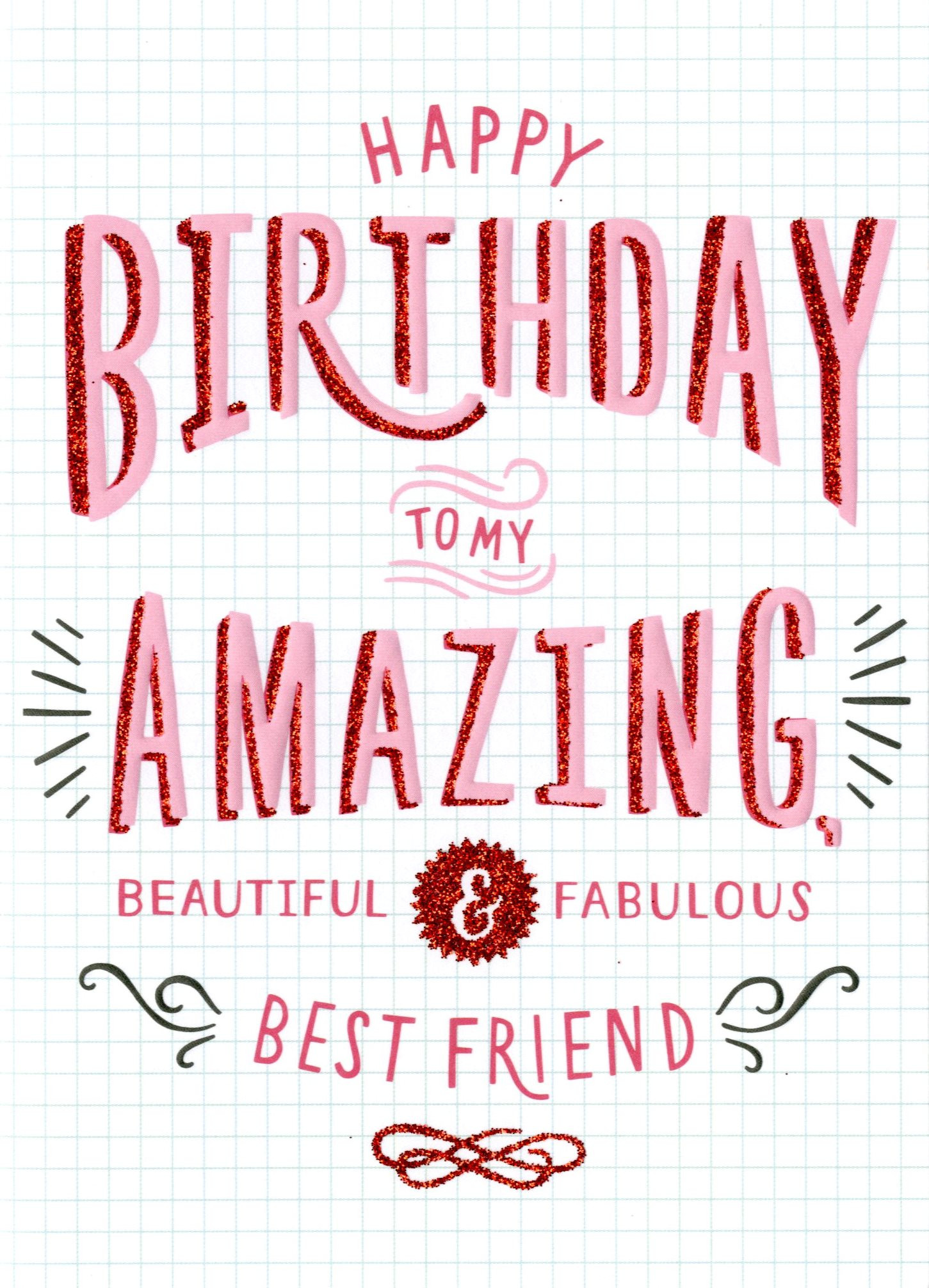 Best Friend Birthday Card
 Amazing Best Friend Birthday Card Second Nature More Than