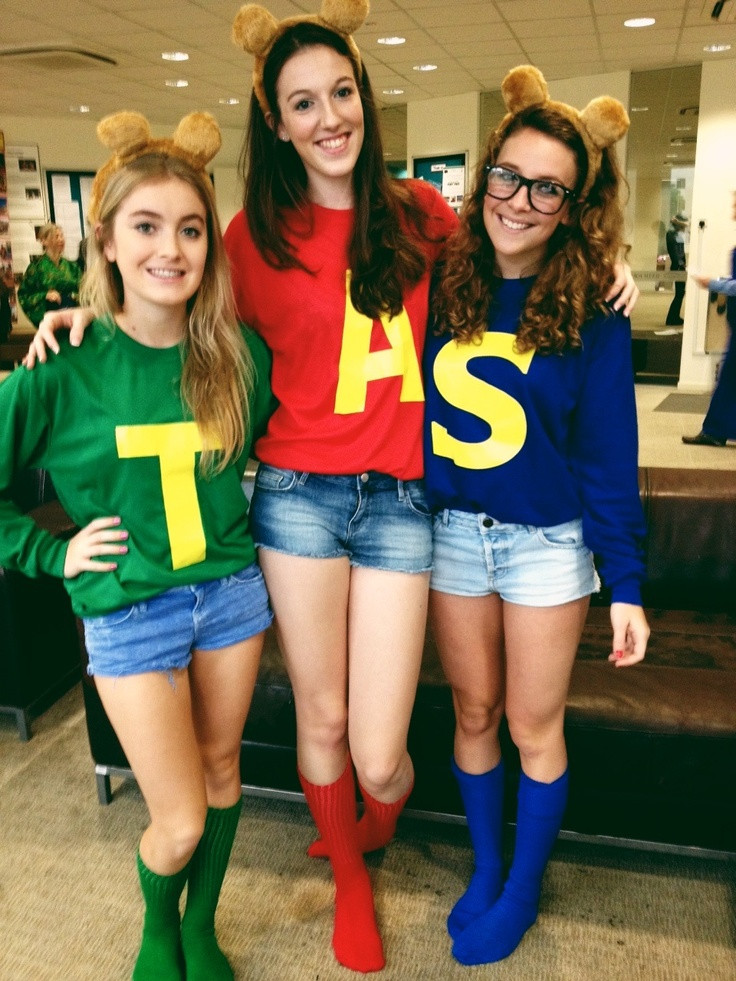 Best Friend Costumes DIY
 Alvin and the chipmunks costume