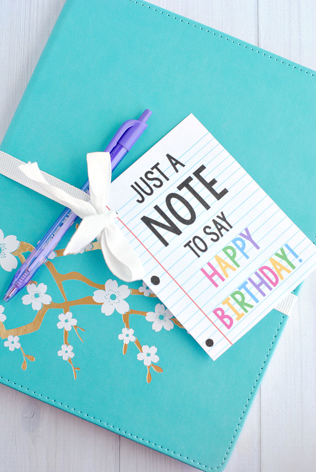 Best Gift Card Ideas
 Free Birthday Printables Eighteen25