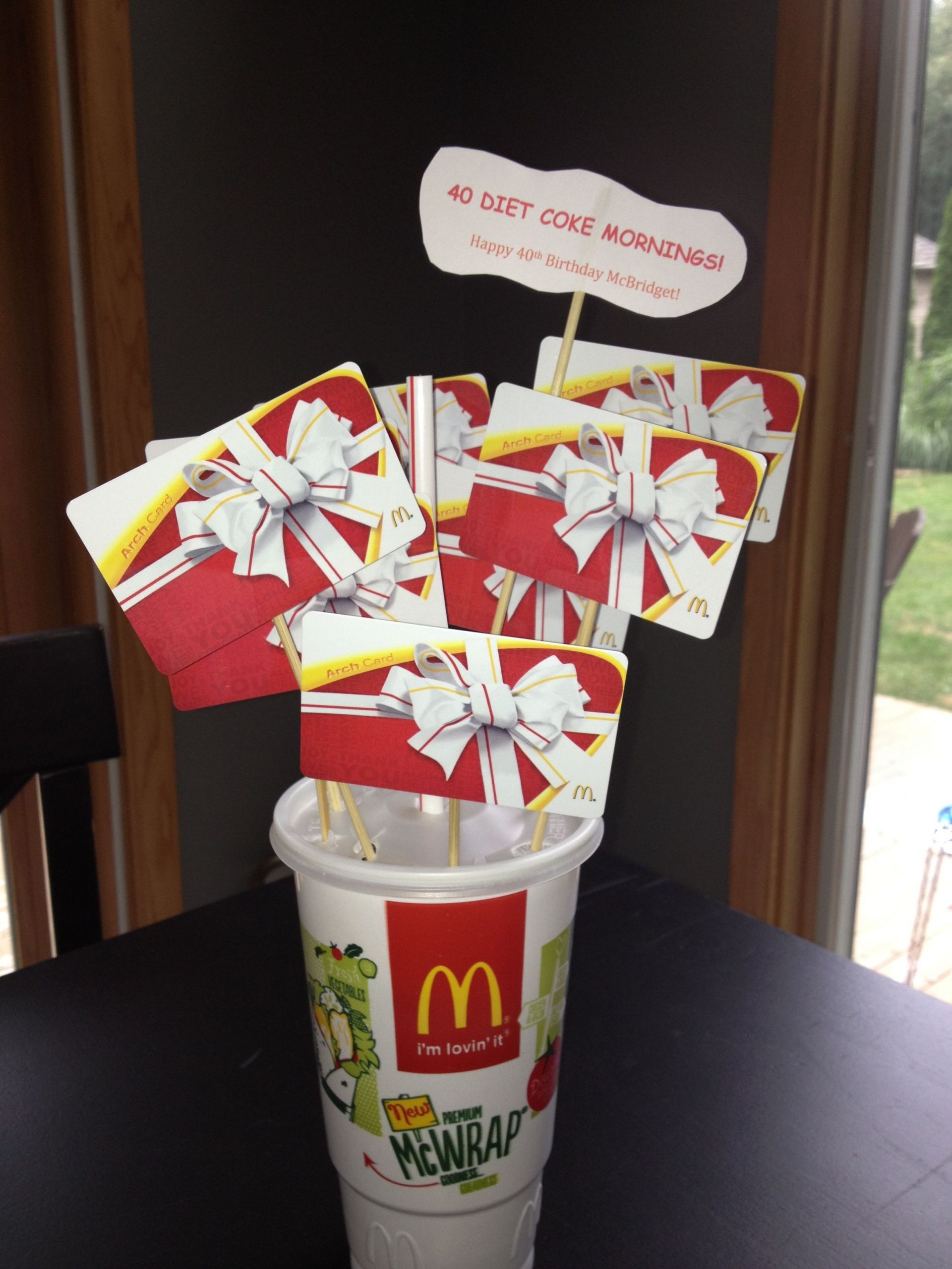 Best Gift Card Ideas
 McDonalds t card $5 would be perfect