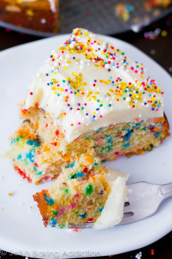 Best Homemade Birthday Cake Recipes
 Easy Homemade Funfetti Cake