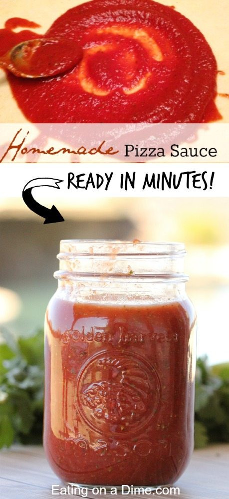 Best Jarred Pizza Sauce
 Homemade Pizza Sauce Recipe Eating on a Dime