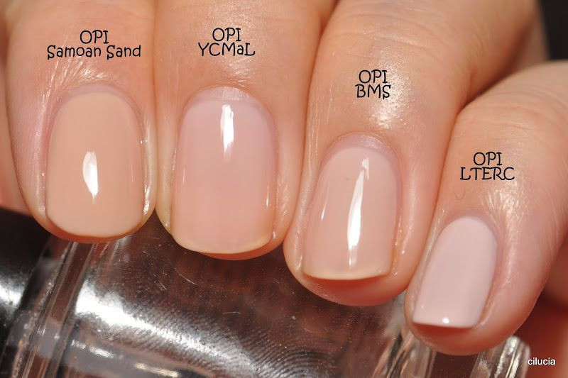 Best Nude Nail Colors
 OPI Samoan Sand OPI You Callin Me A Lyre OPI Barre My