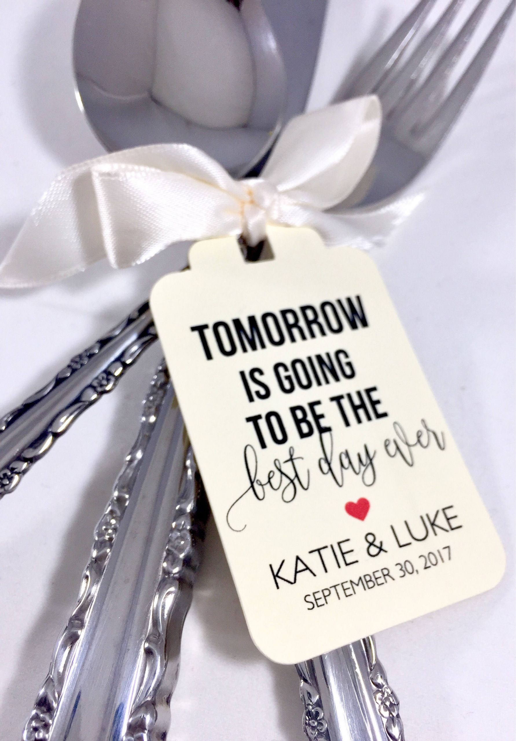 Best Wedding Favors Ever
 Best Day Ever Wedding Rehearsal Dinner Wedding Favors Tags