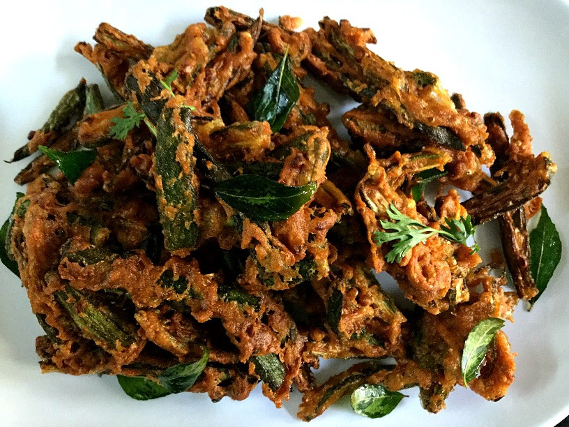 Bhindi Recipes Indian
 Bhindi Kurkuri Crispy Indian Spiced Okra Fry Indian Simmer