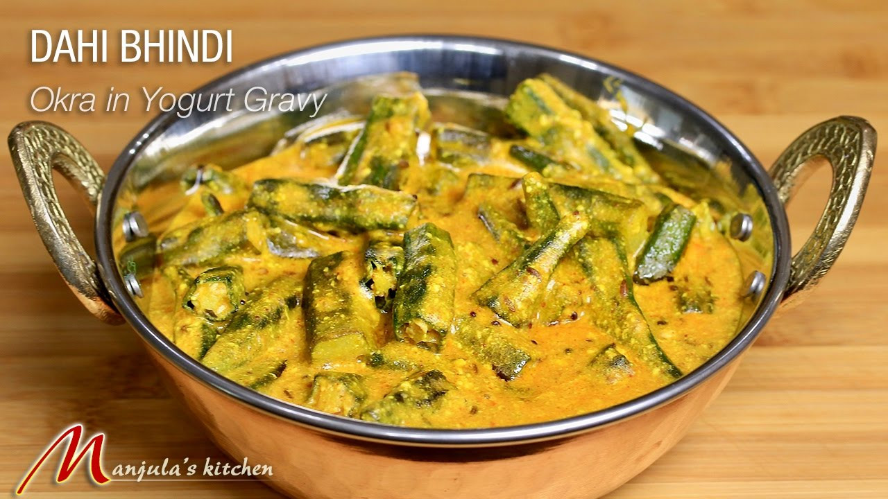 Bhindi Recipes Indian
 Dahi bhindi okra in yogurt gravy delicious side dish by