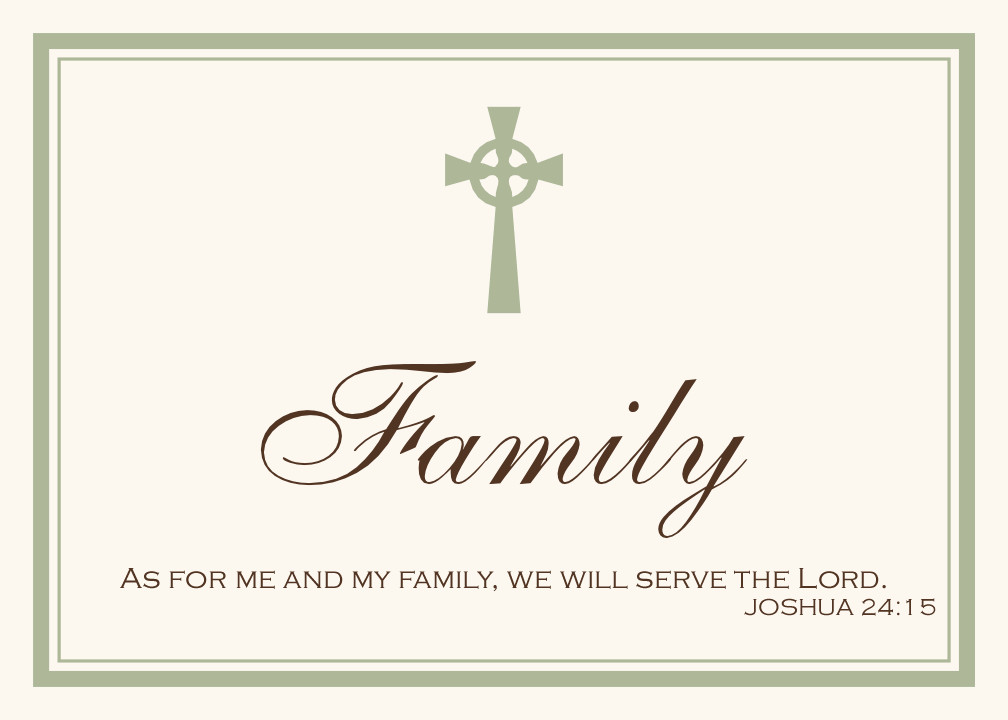 Bible Quotes About Family Love
 Christian Cross Symbols Bible Verses Wedding Table Cards