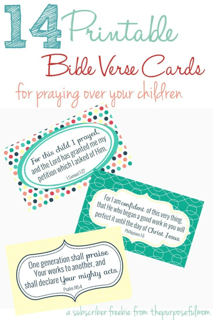 Bible Quotes For Kids
 14 Bible Verses Every Mom Can Pray Over Her Children The
